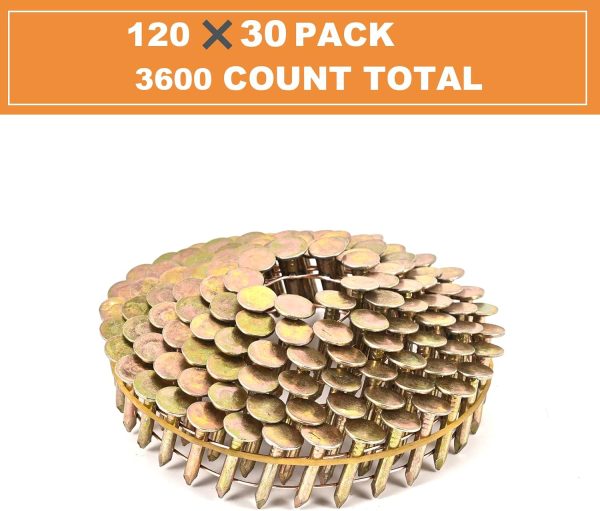 Coil Roofing Nails BHTOP 3600 Electro Galvanized-3