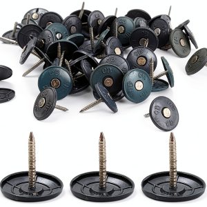 One Stop Outdoor Plastic Cap Nails Galvanized Roofing Felt-0