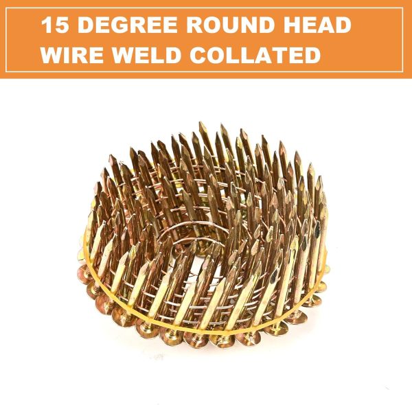 Coil Roofing Nails BHTOP 3600 Electro Galvanized-1
