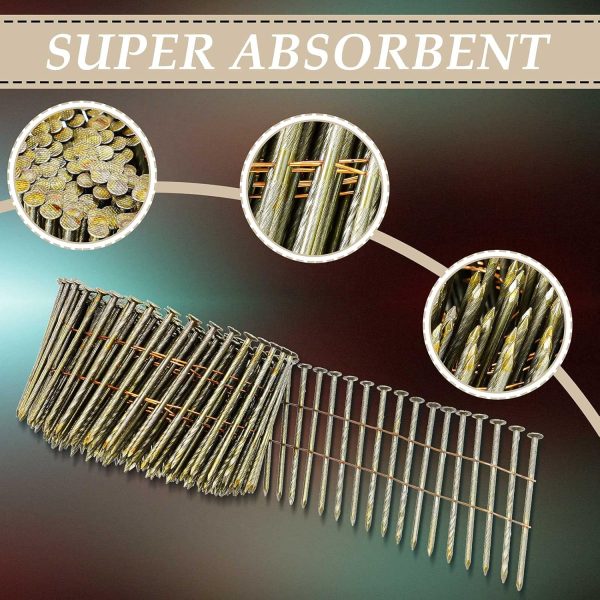 Hotop Collated Siding Nails Steel Anti Rust Coil Nails-4