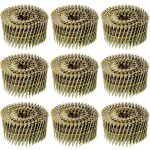 Hotop Collated Siding Nails Steel Anti Rust Coil Nails-0