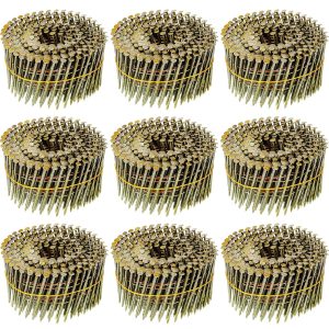 Hotop Collated Siding Nails Steel Anti Rust Coil Nails-0