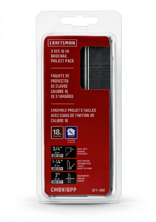 CRAFTSMAN Brad Nails Plastic Collated Indoor Trim-0