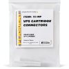 Impression Cartridge Connectors Clear 5 Pack by Plasdent CC IMP Dental-0